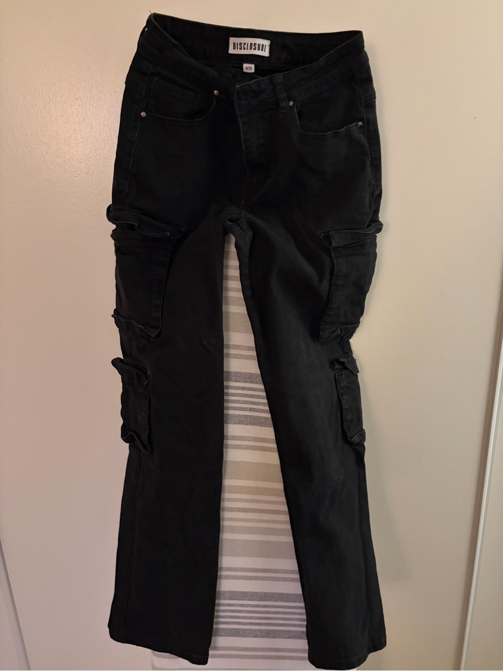 Disclosure Black Cargo Jeans